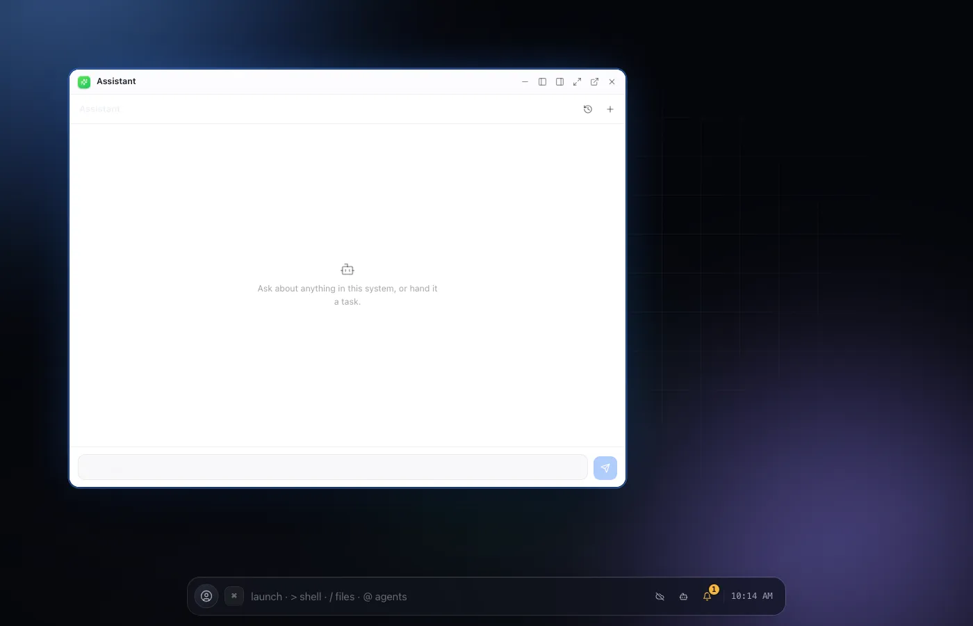 Assistant screenshot